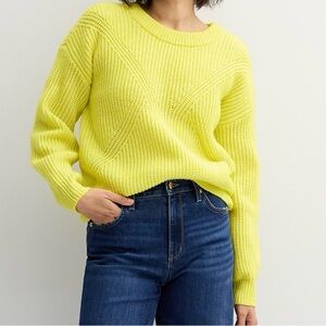 NWT Bright yellow sweater